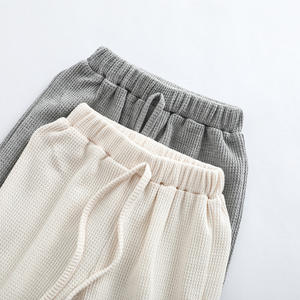 Ensemble deux pièces à capuche de haute qualité pour le printemps, confortable, avec fermeture éclair, survêtement en coton pour enfants - Product Image 5