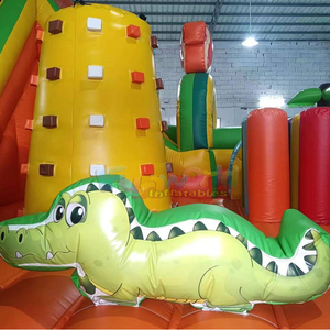 Commercial jungle <b>inflatable</b> bounce house slide combo bouncy castle outdoor for kids castillo hinchable - Product Image 6