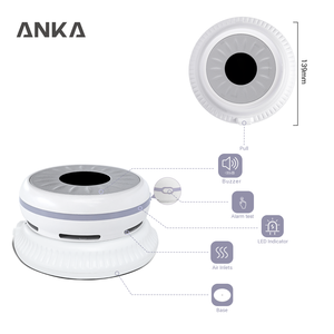 גלאי עשן אלחוטי 433mhz 240 כבל אזעקת עשן המחובר לחיבור v עם תעודת en14604 - Product Image 4