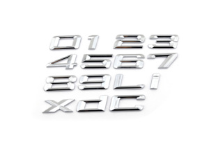 3D Chrome <span class=keywords><strong>Cursiva</strong></span> Personajes Letras y <span class=keywords><strong>Números</strong></span> Boot Trunk Letter Emblem Badge para BMW 4 Series F32 F33 F36 Car Body Sticker - Product Image 4
