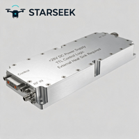 STARSEEK Amplificateur de puissance RF compact GaN 50 dBm Gain de signal faible 30-512 MHz 28 V Montage par vis Simulateur radar pour test EMC anti-UAV