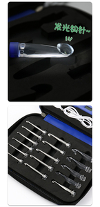 Juego <span class=keywords><strong>de</strong></span> ganchos <span class=keywords><strong>de</strong></span> ganchillo <span class=keywords><strong>de</strong></span> 18 tamaños <span class=keywords><strong>con</strong></span> <span class=keywords><strong>luz</strong></span> <span class=keywords><strong>LED</strong></span> y Contador <span class=keywords><strong>de</strong></span> puntadas y filas, mango ergonómico Digital, Kit <span class=keywords><strong>de</strong></span> tejer, herramienta <span class=keywords><strong>de</strong></span> bricolaje para principiantes - Product Image 3