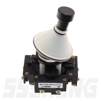 PK12-21D802-54 UHL 3,10A, IP54, avec couvercle de protection, sans boutons, réinitialisation manuelle, interrupteur croisé, PC12-21D802-54