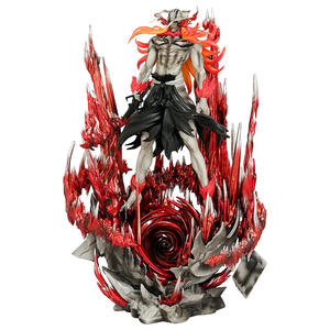 Javel Anime petit corbeau modèle jouet tête de taureau enragé <span class=keywords><strong>Ichigo</strong></span> Kurosaki aile noire <span class=keywords><strong>Figurine</strong></span> en plastique décoration pour la maison en gros - Product Image 1
