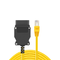 Câble de programmation Ethernet Esys OHP 16 broches OBD2/OBD 2/OBD-II mâle vers RJ45 Wlan E-sys pour BMW Volvo