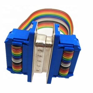 Câble plat assemblé OEM ODM 15 broches D-Sub mâle vers femelle DB15 15 pôles - Product Image 1