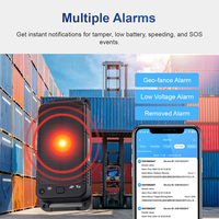 Dispositif de suivi GPS 4G LTE étanche IP67 7500mAh pour véhicule et conteneur, alimenté par énergie solaire, carte SD, application Android, 1 an, aimant puissant