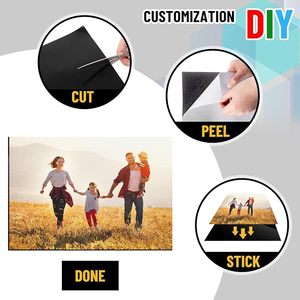 Adhesive A4 size Paste Refrigerator Sticker adhesive <b>magnetic</b> <b>sheet</b> Self adhesive soft magnet DIY <b>Magnetic</b> Roll - Product Image 3