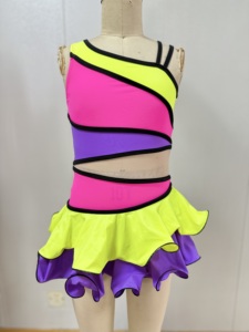Vestido <span class=keywords><strong>de</strong></span> baile sin mangas colorido para niñas, disfraz <span class=keywords><strong>de</strong></span> Ballet para actuación infantil, Ropa <span class=keywords><strong>de</strong></span> baile - Product Image 1