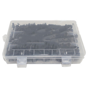 Clips de Expansión Automotrices Smooth Sailing, 160 Piezas, 3 Tipos, 60/40 PCD, Sujetadores para Automóviles, Ajuste Universal, Color Negro - Product Image 3