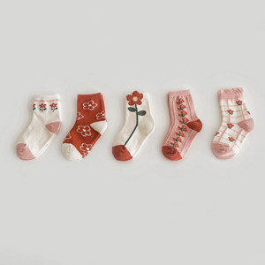 <span class=keywords><strong>Calze</strong></span> <span class=keywords><strong>termiche</strong></span> in cotone con personalità a doppio ago per bambini all'ingrosso calzini Casual per bambini e bambine - Product Image 6