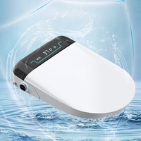 Siège de toilette intelligent modèle L9 entièrement automatique en forme de U/en forme de V, télécommande, rabattable, chauffage instantané, bidet électrique