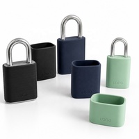 Housse de protection en silicone personnalisée pour cadenas, étanche et anti-poussière, pour cadenas en U de vélo
