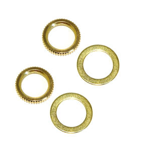 <span class=keywords><strong>ชุด</strong></span>สวิตช์แบบกดปรับได้พร้อมแหวนรองและน็อต - ตัวเลือกสีโครเมียม ดำ ทอง พร้อมเครื่องมือเขียนบนน็อตกีตาร์ - Product Image 3