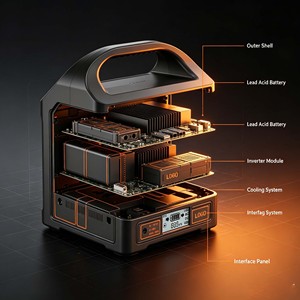 Estación de Energía Portátil de 150W, Generador Solar de Onda Sinusoidal Modificada, Energía de Respaldo para Viajes al Aire Libre, Camping y Emergencias - Product Image 5