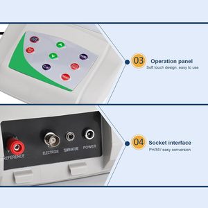 Detector Multifuncional de Calidad del Agua, Medidor de pH, Oxígeno Disuelto, Conductividad, Salinidad, Medidor de Oxígeno Disuelto - Product Image 3