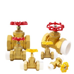 Vannes à opercule en laiton Huihong PPR DN20-DN63, coupures simples pour eau et produits pétroliers, vannes filetées à souder à chaud - Product Image 1