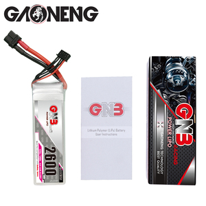GAONENG GNB 2600MAH 4S 14.8V 120C LiPo LiPo pil RC hava Drone İha hava kanat - Product Image 5