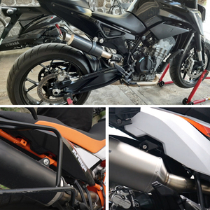 Moto Pour <span class=keywords><strong>KTM</strong></span> <span class=keywords><strong>790</strong></span> Aventure/R 2019 2020 <span class=keywords><strong>2021</strong></span> <span class=keywords><strong>790</strong></span> Aventure R Rallye 19-21 790ADV Évasion Slip-sur D'échappement Avec Mi Lien Tuyau - Product Image 5