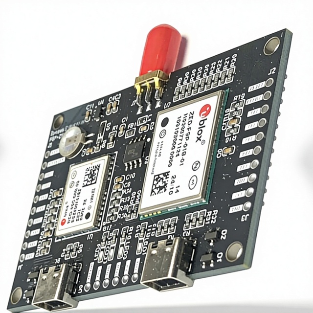 Industrial Zed-F9P GPS Module Neo-D9S Multi-Frequency  F9P GNSS Receiver with Centimeter-Level Accuracy L-Band Receiver