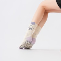 JOYFIT OEM Chaussettes de sport tricotées en gros, taille personnalisée, confortables, antidérapantes, absorbant la transpiration, pour femmes, Pilates, Barre