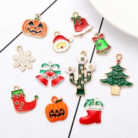 Coleção de encantos do natal, encantos de metal do papai noel para a produção de jóias
