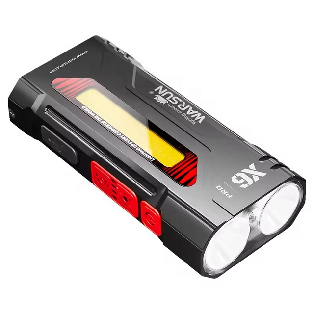 WARSUN X6 Multiple Light Source LED Flashlight Magnetic Work Light EDC Flashlight for Car Repair Camping Inspection