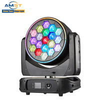 Luz LED de Alta Luminosidad 19x40W RGBW con Efecto Ojo de Abeja, Cabeza Móvil K20, Rotación Ilimitada, Controlador DMX 512 para Eventos de Discoteca