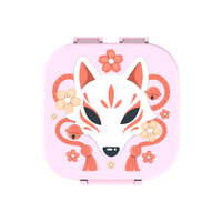 Nouvellement lancé 2025 dessin animé chaud rose empilable multifonctionnel à un niveau anti-fuite 3 compartiments Bento boîte à lunch pour l'école