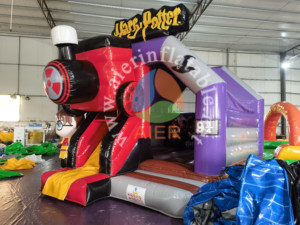 Castillo Inflable de Cartón con Impresión Digital, Fabricado en China, Casa de Brinco Inflable con Tobogán para Jardín - Product Image 2