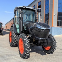 Petit tracteur avec chargeuse frontale pelleteuse 50hp EPA tondeuse à gazon 4x4 tracteurs camions agriculture mini tracteur agricole