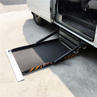 Plateforme élévatrice hydraulique électrique certifiée EMARK et CE pour personnes handicapées, personnes âgées, fourgonnette, minivan, bus, porte latérale arrière