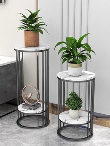 <span class=keywords><strong>Tavolino</strong></span> circolare moderno minimalista dorato con griglia di lusso Design salotto mobili per la casa con bordo in metallo - Product Image 3