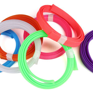PET Jalinan Kawat Dapat Diperluas Wrap Warna Disesuaikan 3Mm-100Mm Nilon Terisolasi Kepadatan Tinggi Ketat Selubung Pelindung Harness Kabel - Product Image 6