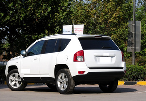 Iece 2010-2016 Cargo over sobre elescopic uuggage arriarrier ururtain para Jeep ompass ar runear runk hiell rotrotector anvas - Product Image 4