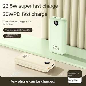 <span class=keywords><strong>Batterie</strong></span> <span class=keywords><strong>externe</strong></span> portable 20000 mAh à charge ultra-rapide avec affichage numérique – Power Bank très populaire pour téléphone - Product Image 2