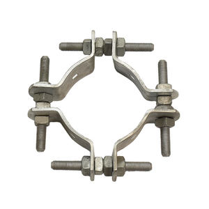 Bande de fixation réglable Quan Pham de haute qualité, galvanisée selon la norme ASTM A-153, pour les monteurs de poteaux et l'attache d'isolateurs - Product Image 4