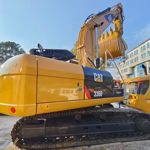 Excavatrice sur chenilles hydraulique d'occasion Série 336D 36 tonnes 208 kW Moteur Caterpillar avec pompe à engrenages et composants de roulement d'origine - Product Image 5