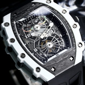 Reloj de Pulsera Mecánico de Fibra de Carbono de 48 mm para Hombre, de Calidad de Relojería de Lujo de Primera Clase - Product Image 3