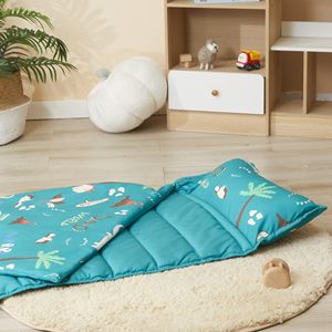 Saco de Dormir Súper Suave para Guardería, Tapete para Siesta de Jardín de Infancia con Almohada y Manta - Product Image 2