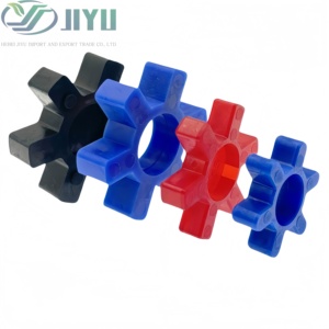 Bloc élastique de couplage de fleur de prunier de roue hexagonale en caoutchouc polyuréthane à 6 trous de type T - Product Image 3