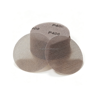 Disque de ponçage en maille de 5 pouces (125 mm) avec fixation auto-agrippante, abrasif sans poussière pour le bois et le polissage automobile, granulométrie P80-P600
