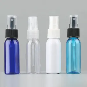 空のプラスチックpetボトル1オンス化粧品包装ボストンラウンド30ミリリットルのスプレーボトル