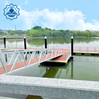 Ponton flottant en alliage d'aluminium pour bateau et passerelle Marina Jetty Marine Supplies