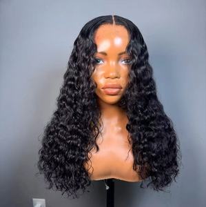 Pelucas de Cabello <span class=keywords><strong>Humano</strong></span> Transparente con Encaje Frontal 13x4 para <span class=keywords><strong>Mujer</strong></span>, Peluca de Ondas de Agua con Parte Media Pre-Desplumada, Pelucas con Encaje Frontal de 10-30 Pulgadas - Product Image 3