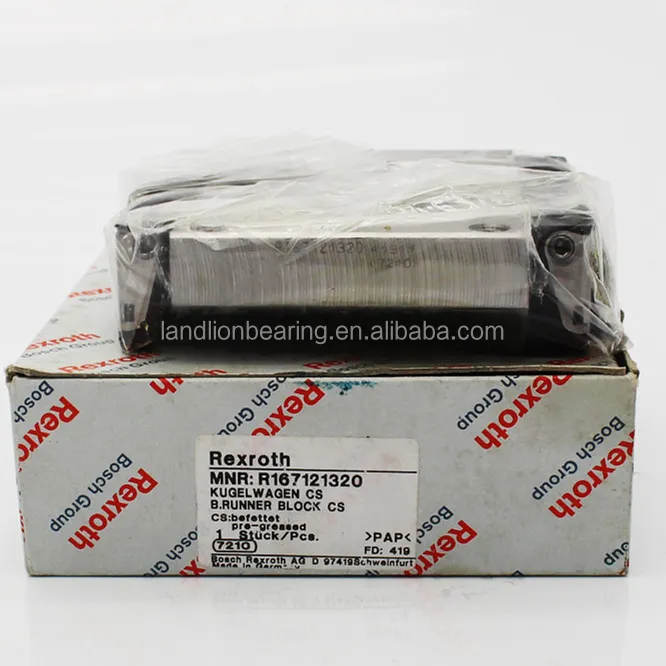 Rexroth Runner Bloco R167121220 Trilho de Guia Linear e Bloco de Slides R167121320 R167121420