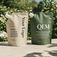 Bolsa Cosmética Desechable Personalizada, Bolsa con Boquilla de PE de 60 ml, Bolsa de Viaje para Loción, para Rímel y Mascarilla Facial, Impresión por Grabado, Color Personalizado