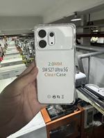 Vente en gros d'usine, coques de téléphone transparentes de 2,0 mm d'épaisseur pour iPhone, pour Xiaomi, pour Redmi, pour Samsung, pour Google