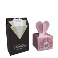 Boîtes à dragées de mariage faites à la main, vides, pour bougies, bonbons, chocolats, cadeaux de la mariée et du marié, pour la décoration de fête