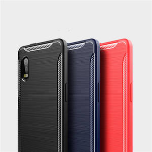 Funda Protectora de Fibra de Carbono y Silicona para Samsung Galaxy Xcover Pro <span class=keywords><strong>Xcover5</strong></span>, Protección Completa, Antigolpes, TPU Suave - Product Image 1